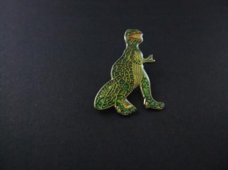 Tyrannosaurus rex (Dinosaurus) reptiel groen